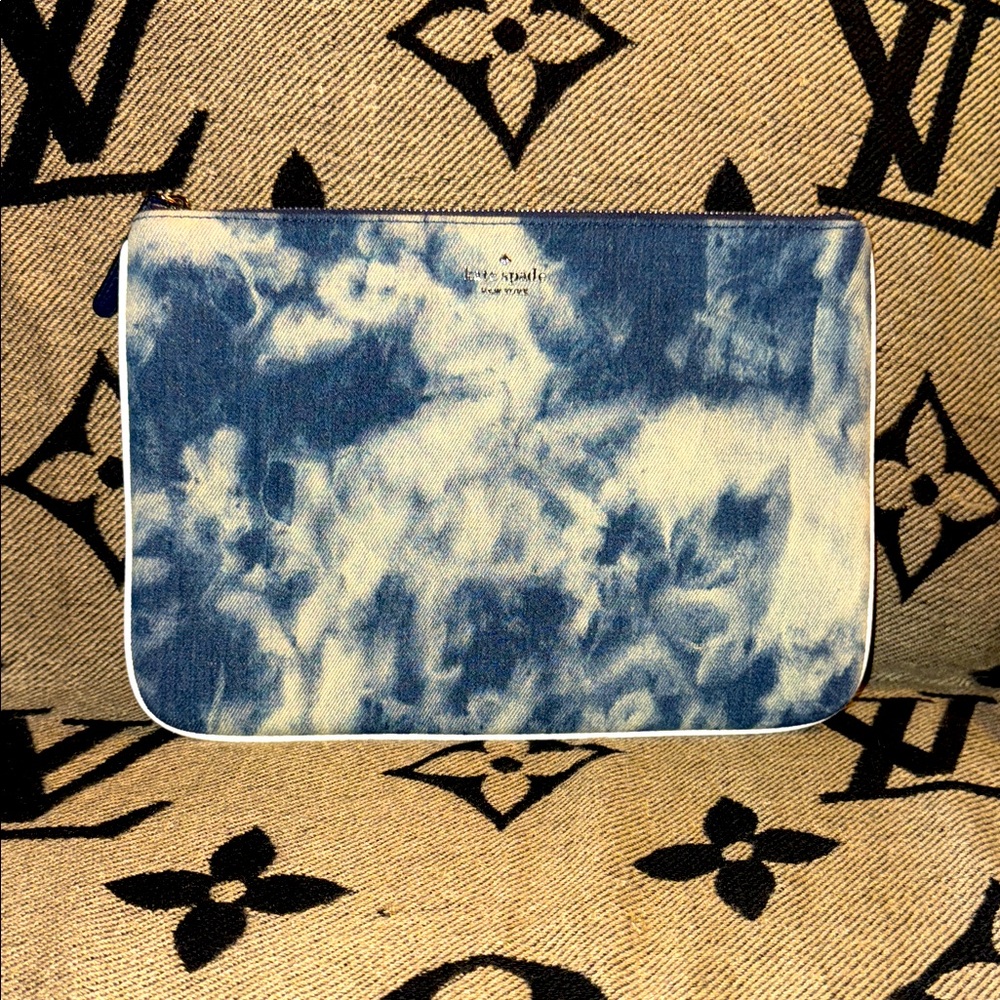 Kate Spade Large Denim Cloud Pouch
